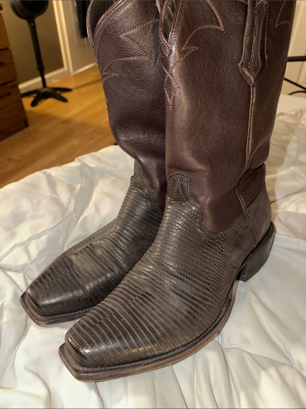 Tecovas Thomas Rhett Collection - Brown Lizard Western Boot - Limited Edition